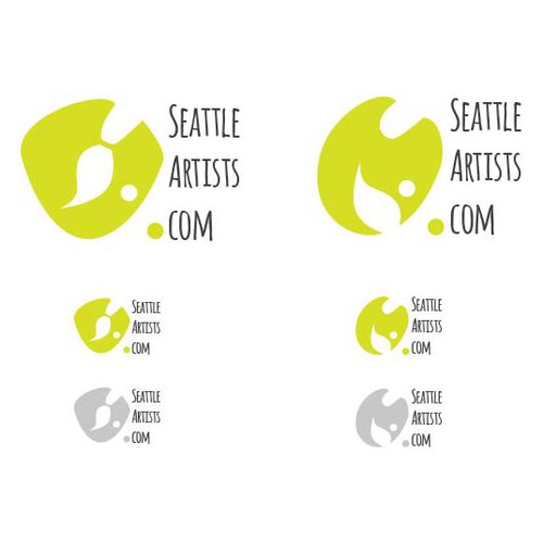 Create a fresh new logo identity for SeattleArtists.com community art organization