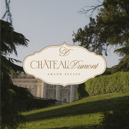 Luxury Logo for  Grand Château Estate