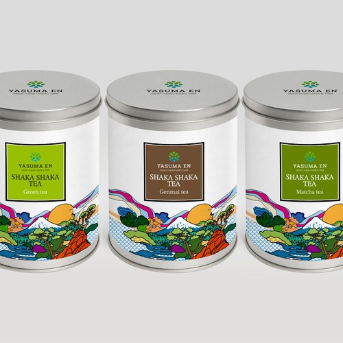 Japanese tea package design