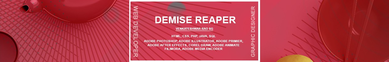 99Designs banner for @demise