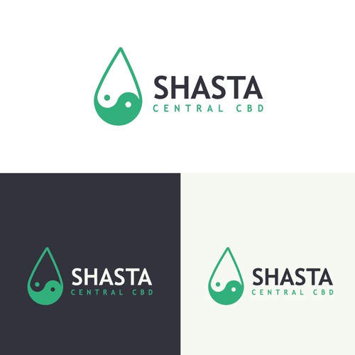 Clean logo for CBD products company