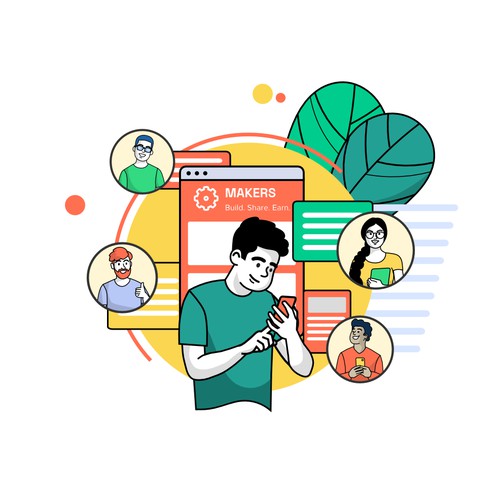 Illustrations for a Van Build Tutorial Marketplace