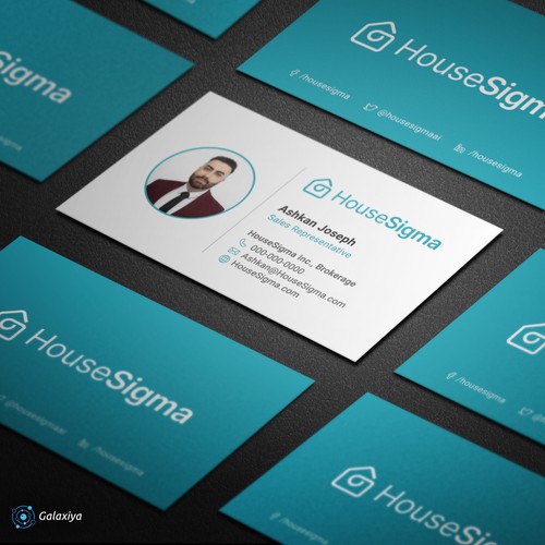 Business Card Design For A Real Estate Brokerage