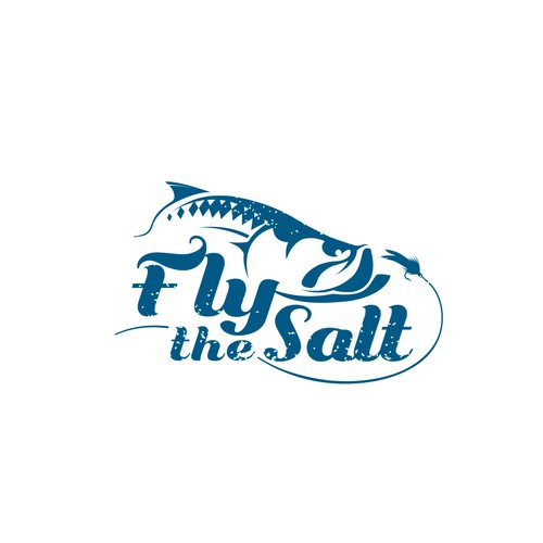Logo design for saltwater fly fishing