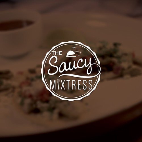 Create a presence for a hip new food blogger whose alter ego is the saucy mixtress.