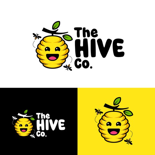 Logo design concept for The HIVE Co.