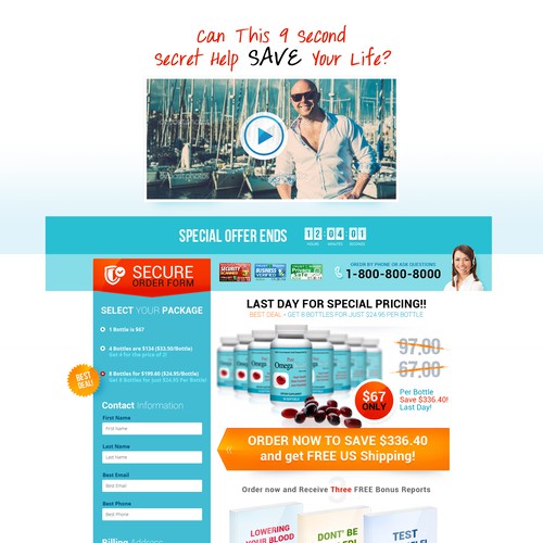 Webdesign for Omega pil
