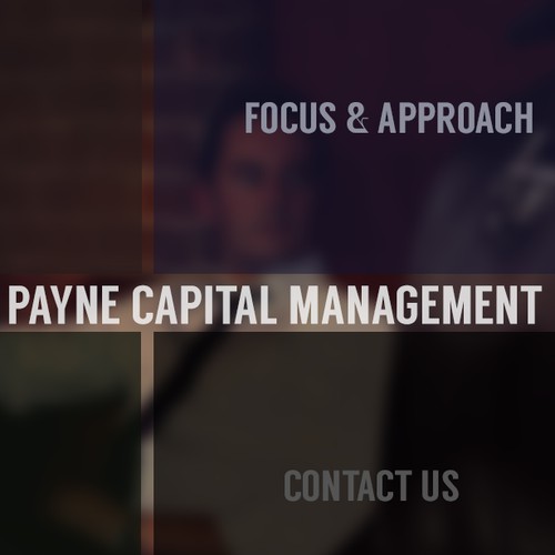 Home Page for wealth management firm