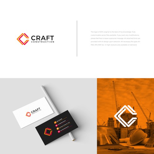 Logo Craft Construction