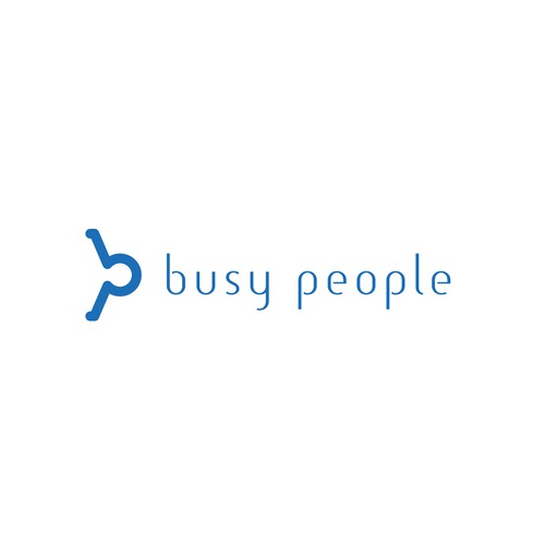 Busy People Logo Concept