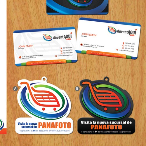 Create the next stationery for deventaqui.com