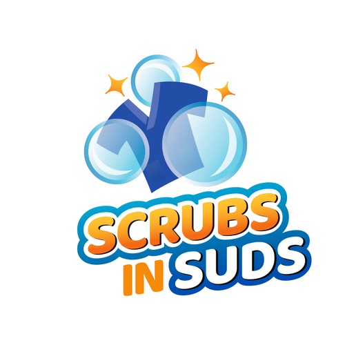 Fun logo for a cleaning service