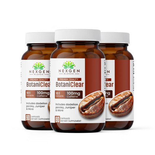 product label design supplement label design