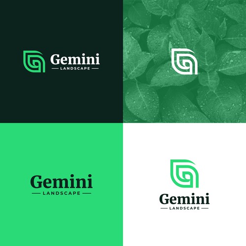 Gemini Landscape Logo Design