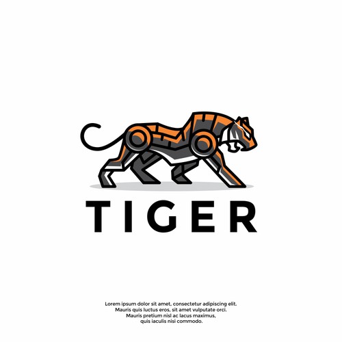 cool tiger logo