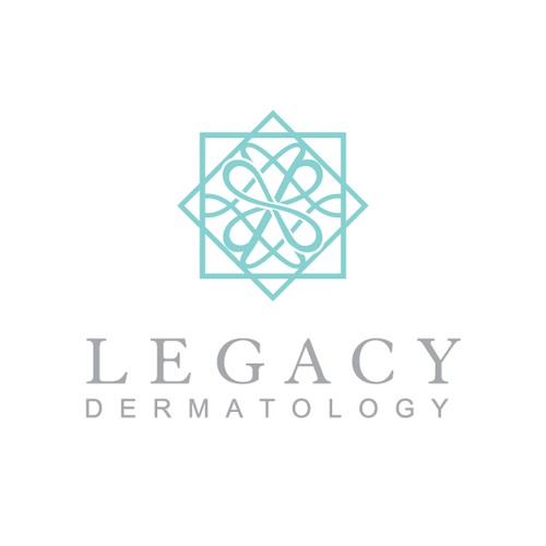 Legacy Dermatology - logo for a new medical and cosmetic dermatology practice