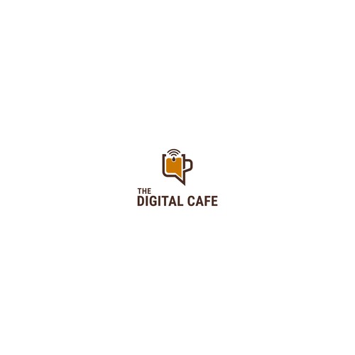 Proposal logo for "The Digital Cafe"