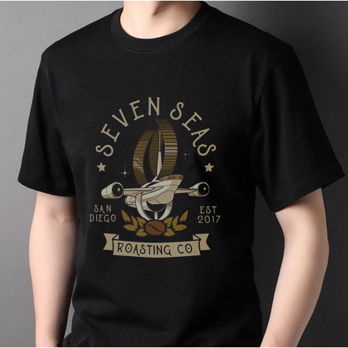 Seven Seas - Coffee to Mars mission - T-shirt