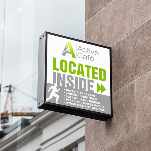 Active Cafe Signage