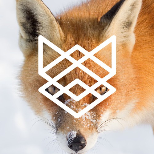 abstract fox logo