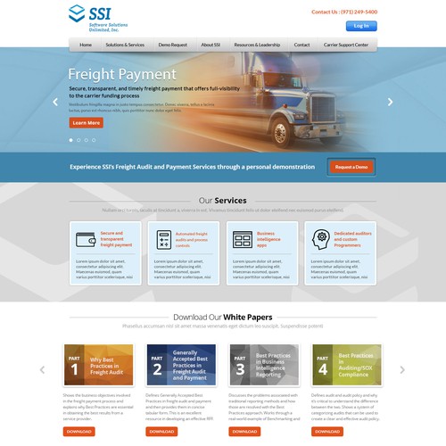 World-Class Transportation & Logistics Website