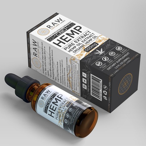 Product Packaging Redesign for CBD Oil.