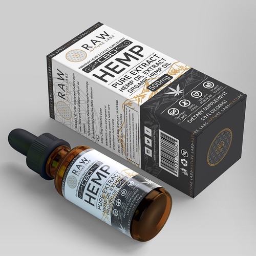 Product Packaging Redesign for CBD Oil.