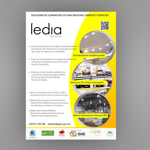 Flyer set (3 in total) wanted for ledia group
