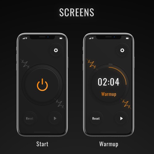 Redesign a popular fitness timer app