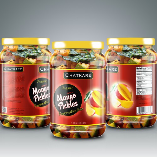 Indian Mango Pickle Jar