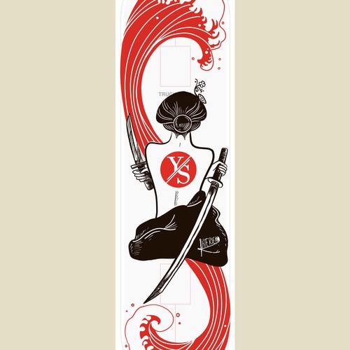 Illustration for skateboards