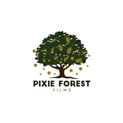 Pixie forest design logo