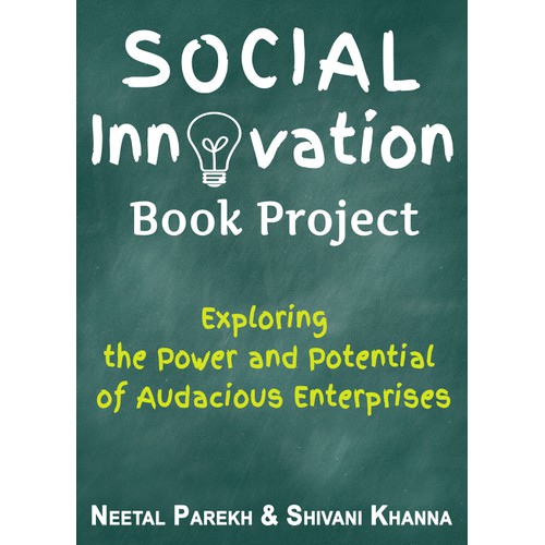 Design a book cover for "Social Innovation Book Project"