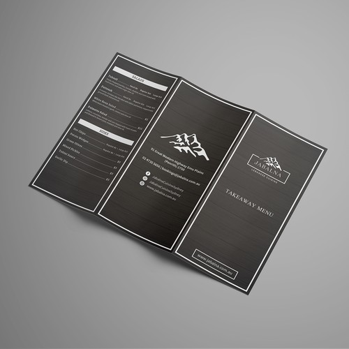 Tri Fold Menu Brochure