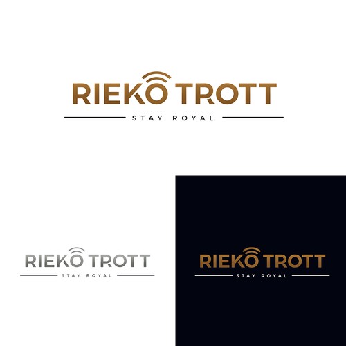 Logo design for "Rieko Trott" -Stay Royal