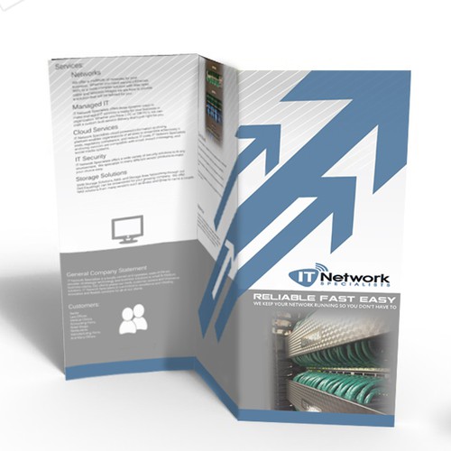 Help IT Network Specialists with a new brochure design