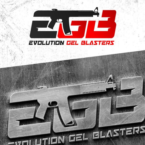 WINNING LOGO FOR EVOLUTION GEL BLASTERS