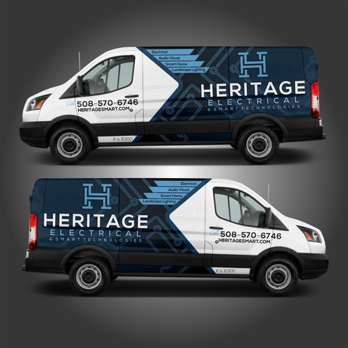 Heritage Ford® Transit 150 Van Wrap
