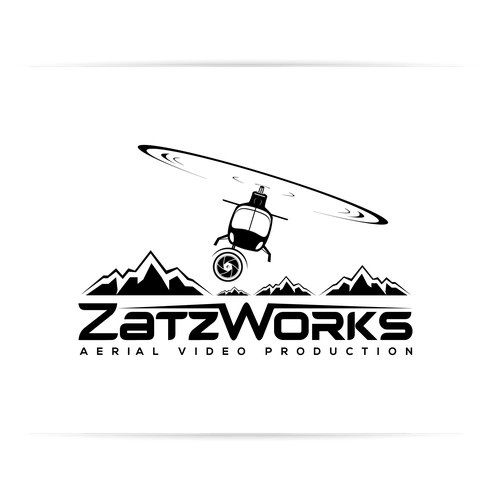 Logo for Alaskan aerial video production company