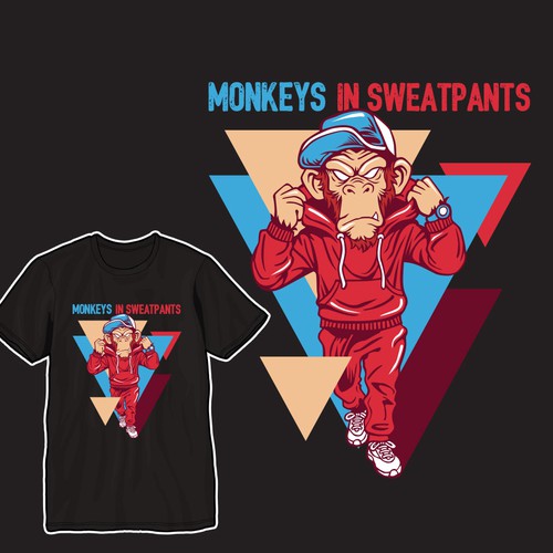 Monkey in Sweatpants