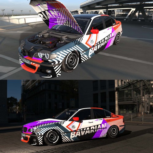 Car wrap - Drifting car