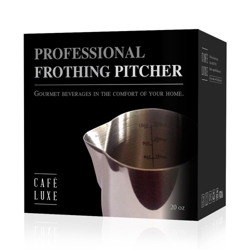 Packaging for a frothing pitcher