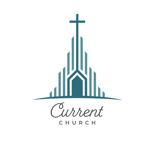 Bold modern logo for a Church