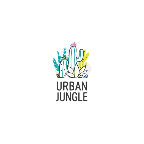 Logo for succulent plants shop