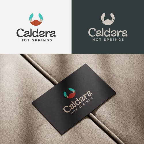 Modern logo for a canyon resort