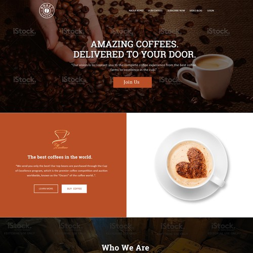 responsive premium parallax website design