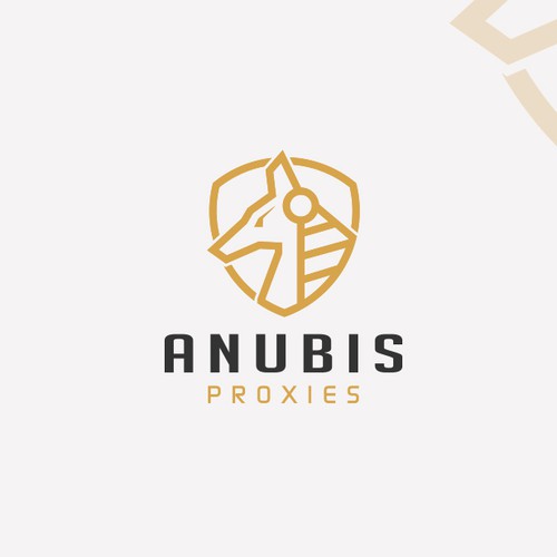 A powerful logo for "ANUBIS PROXIES"