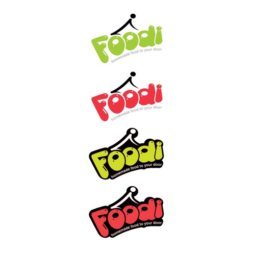 Create a cute logo for cool food startup
