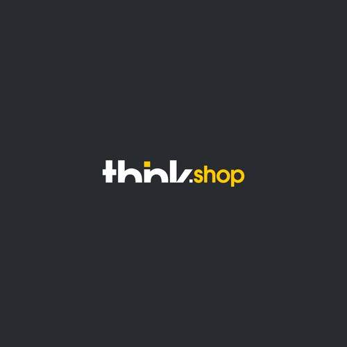 bold logo concept fot think.shop