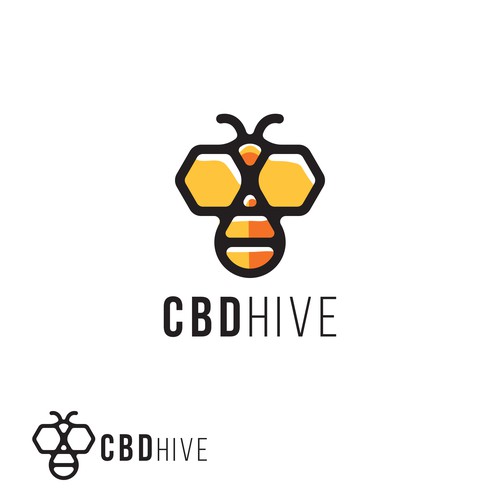 CBD HIVE LOGO DESIGN